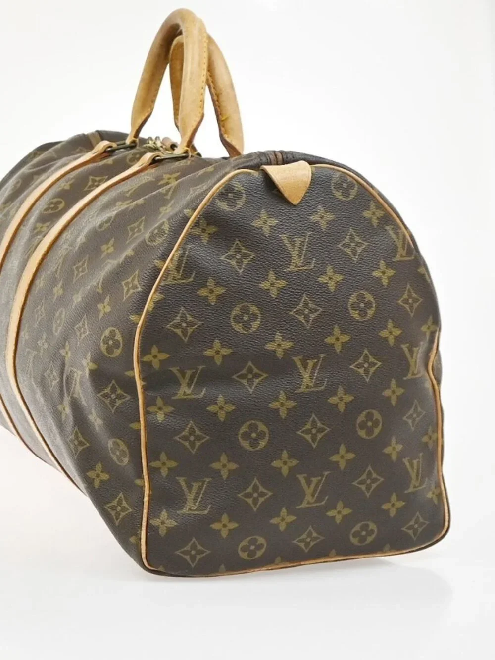 LOUIS VUITTON Keepall 50 Travel Hand Bag Monogram Leather Brown M41426 73YH911 - Picture 4 of 15